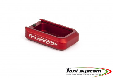 TONI SYSTEMS - +1 round pad magazine extension   for CZ Shadow - Red - PAD1CZ-RE - Canada