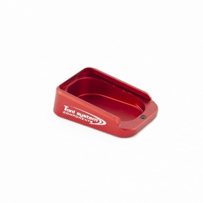 TONI SYSTEMS - Base pad +1 round for CZ 75 TS Orange/Czechmate/TS 2 in aluminum - Red - PADCZTS1-RE - Canada