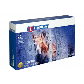 .308 Win. 150gr. (9.72g) SP Mega - Lapua E469 - Box of 20