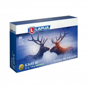 6.5x55 SE 140gr. Naturalis - Lapua N507 - Box of 20