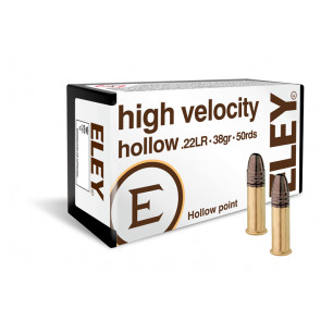 ELEY high velocity hollow Ammunition .22lr