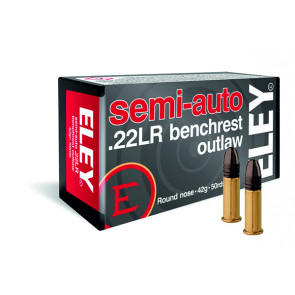 ELEY semi-auto benchrest outlaw Ammunition .22lr