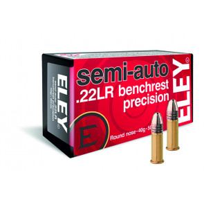 ELEY semi-auto benchrest precision .22lr ammunition
