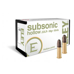 ELEY subsonic hollow Ammunition .22lr