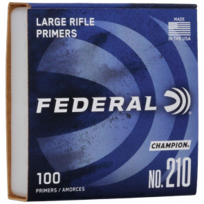Federal - Champion Large Rifle Match Primers - #210 Box of 1000