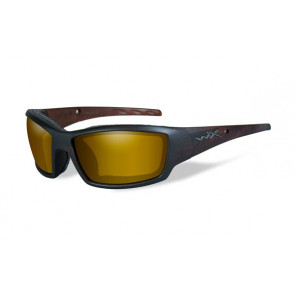 Wiley X - "TIDE"  Polarized Venice Gold Lens in Hickory Brown Frame - Protective Eyewear